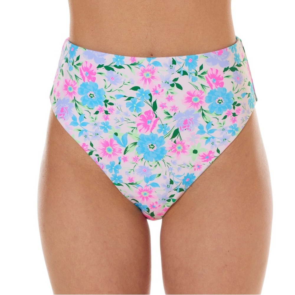 Celebrity Pink Junior's Swim Reversible High Waist Bikini Bottom Sz XL
